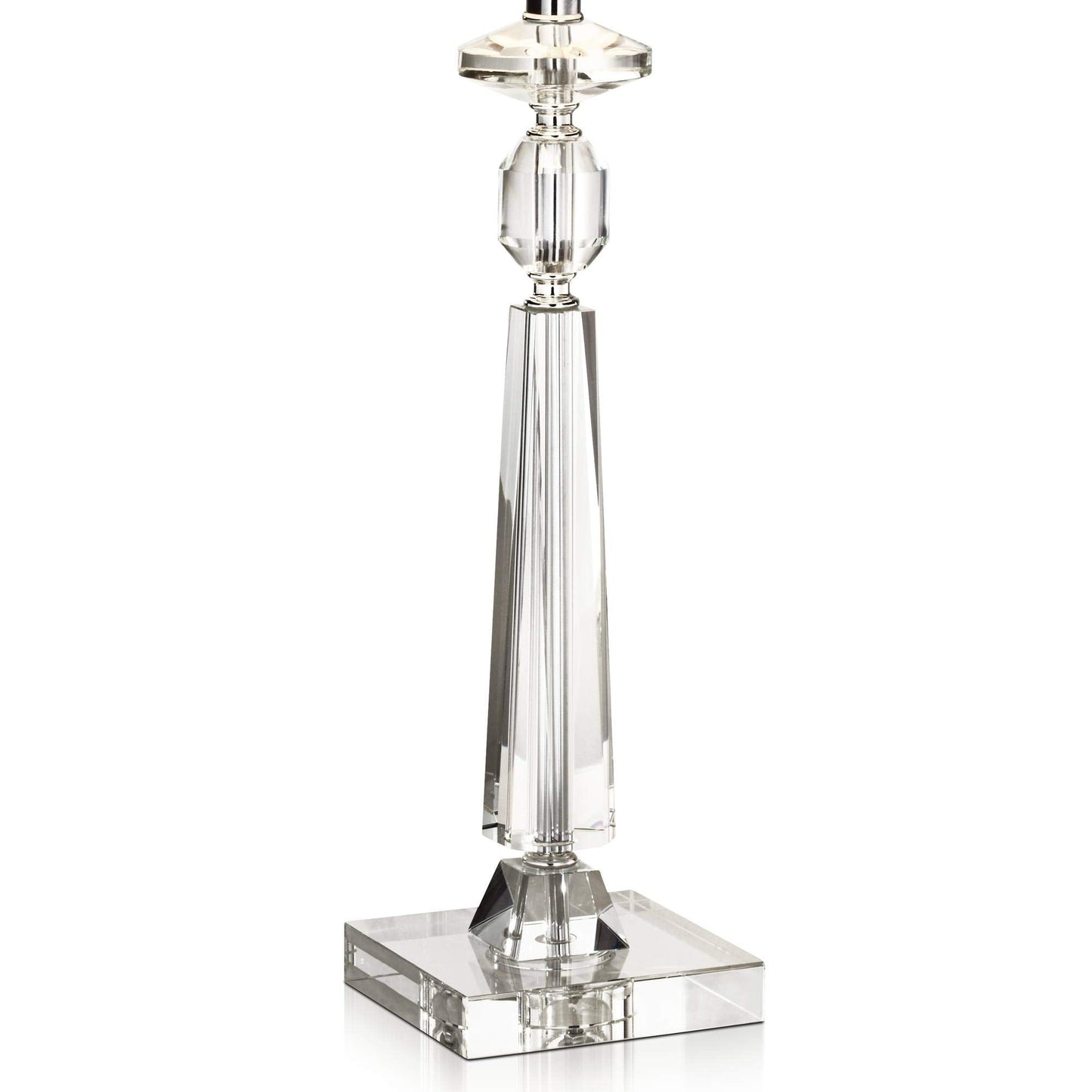Vienna Full Spectrum 27 Tall Table Lamps Set Of 2, Gray Drum Shade, Crystal, Model 40A06, Ideal For Living Room, Bedroom, Office