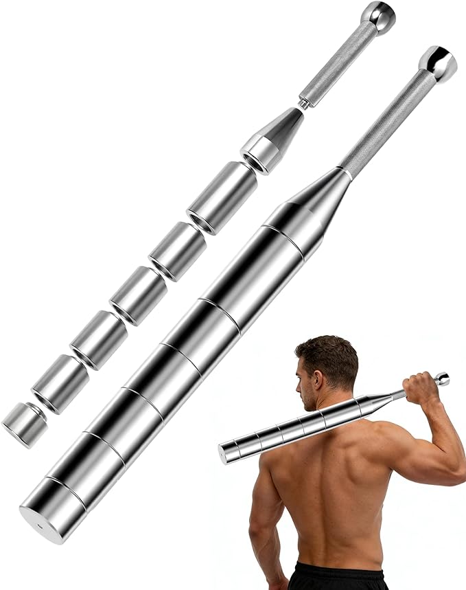 Zwwkkll Adjustable Macebell, 6/8/13-in-1 Indian Club Weighted for Strength Training, Shoulder & Grip Workouts, Progressive...