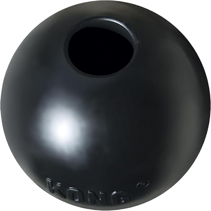 KONG Extreme Ball with Hole - Fetch Toy - Durable Dog Toy for Training, Interactive Playtime & More - Natural Extreme Rubb...