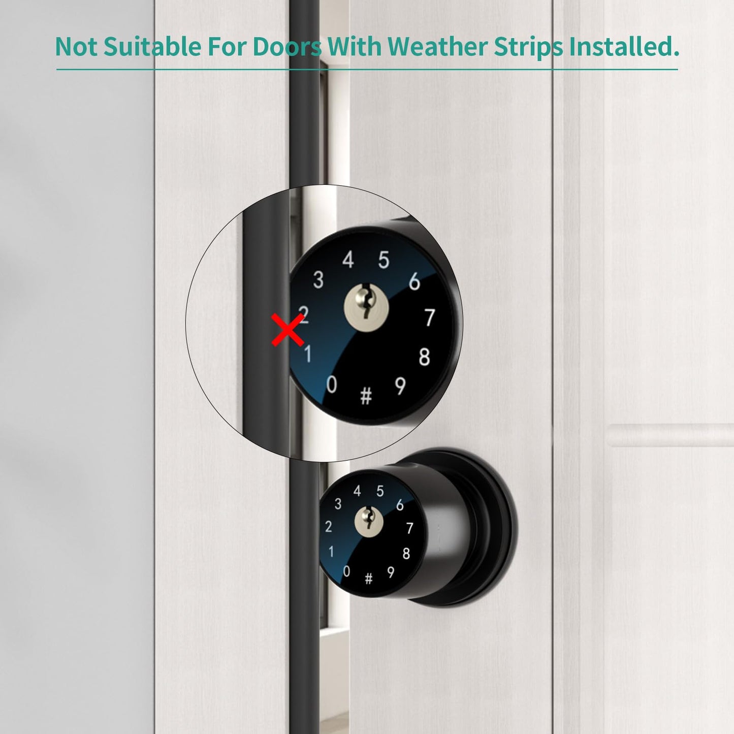 IRONZON Fingerprint Door Knob Fingerprint Door Lock with App Control Smart Door knob for Bedroom, Biometric Door Lock for Apartment Office and Garages