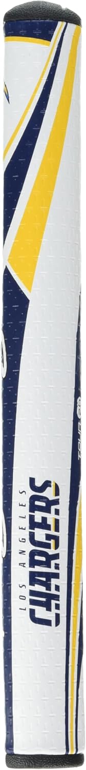 SuperStroke NFL Golf Club Grip, Standard Size, Black, Rubber, Textured