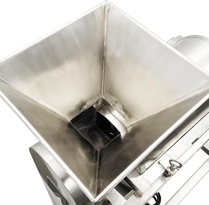 TECHTONGDA Commercial Vegetable Beating Machine Stainless Steel Fruit Beater 1100lb/h Industrial Fruit Vegetable Processor Three-phase 208V