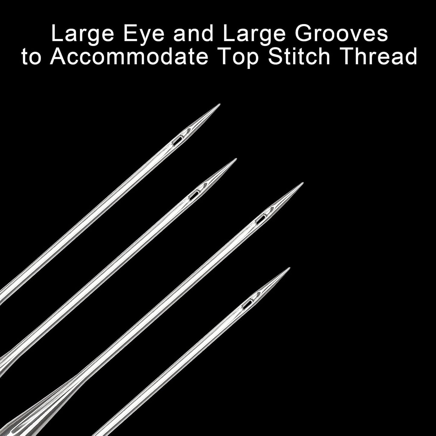 50 Pcs Embroidery Sewing Needles for Brother Machine Needles Size 90/14 130/705H HAx1 Sewing Needles for Brother Sewing Machine (5 Pack of 10 Needles)