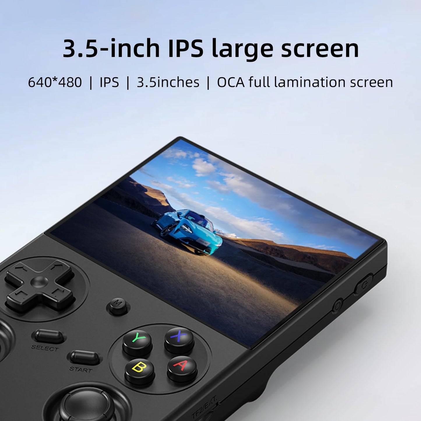 RG35XX Pro Retro Handheld Game Console 3.5-inch IPS Screen 64GB Game Card RG35XX Pro Linux OS Player 3200mAh Battery Compatible with Bluetooth WiFi RG35XXPro Black