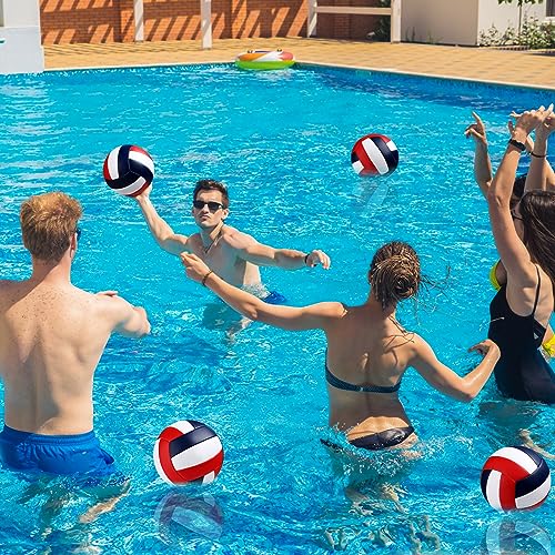 Meooeck 12 Pcs Volleyballs Official Size 5 Volley Balls Bulk Practice Volleyballs Indoor Outdoor Soft Recreational Volley ...