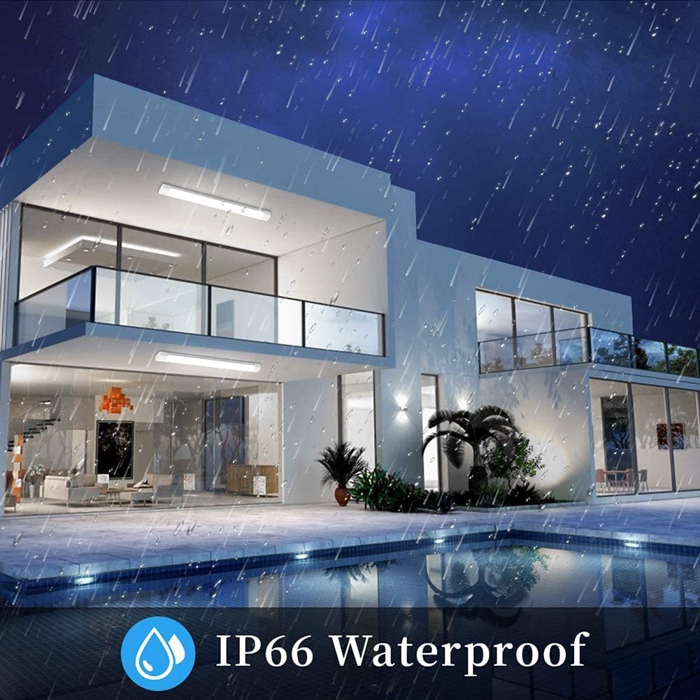 Airand LED Shop Light 2 Pack, 2FT 18W, IP66 Waterproof, Aluminum, White, Model 1100-2
