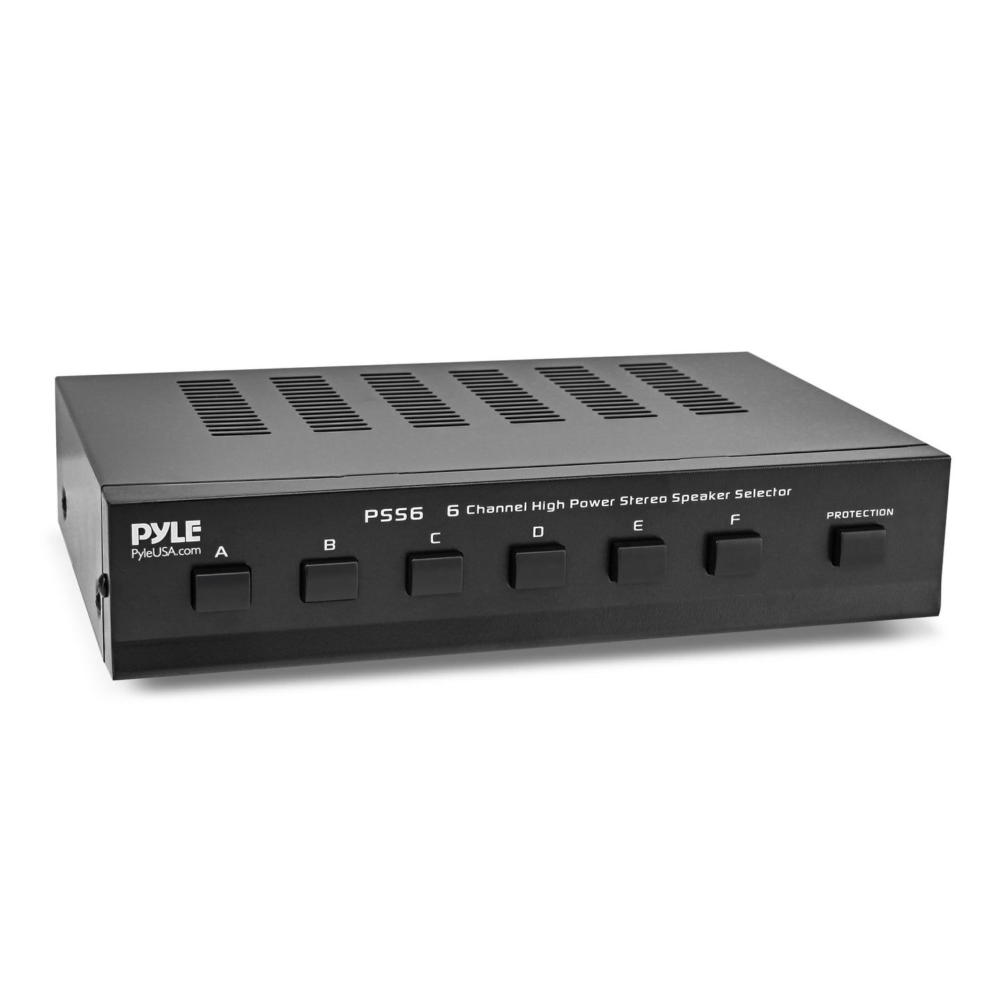 Pyle Home Premium New And Improved 6 Zone Channel Speaker Switch Selector Switch Box Hub Distribution Box For Multi-Channel High