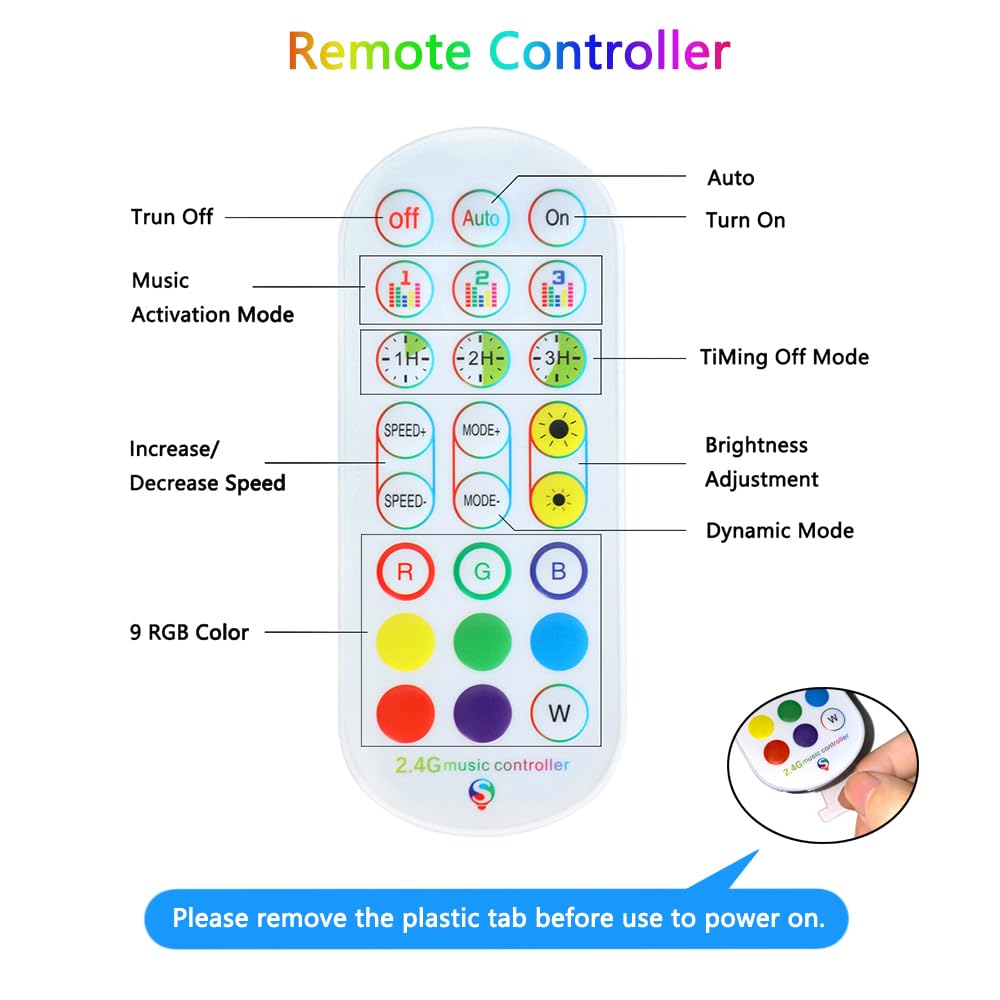 ADRESUNO WS2812b LED Strip - 16.4FT, 150 LEDs, White PCB IP65, Bluetooth APP, Music Sync, Remote Control
