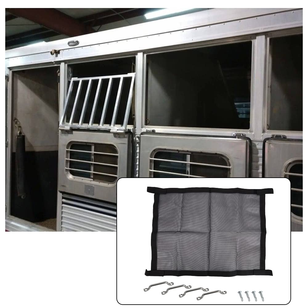 Liauliadll 35 Inch Length X 26 Inch Height Horse Trailer Window Screen 1 Pack