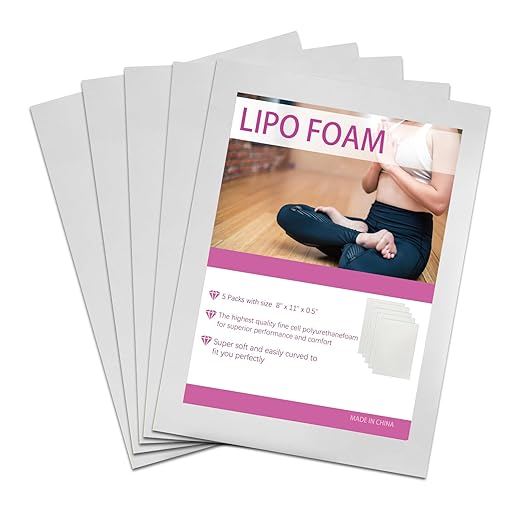Birllaid Lipo Foam Pads for Post Surgery, Bbl Foam Boards after Lipo,Help Out When Using Ab Board Compression Garments Tum...