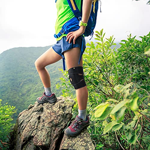 Bracoo Knee Stabilizer Support Brace, Open-Patella Support - Joint Pain Relief for Sprains, Arthritis, MCL, LCL, Sports In...