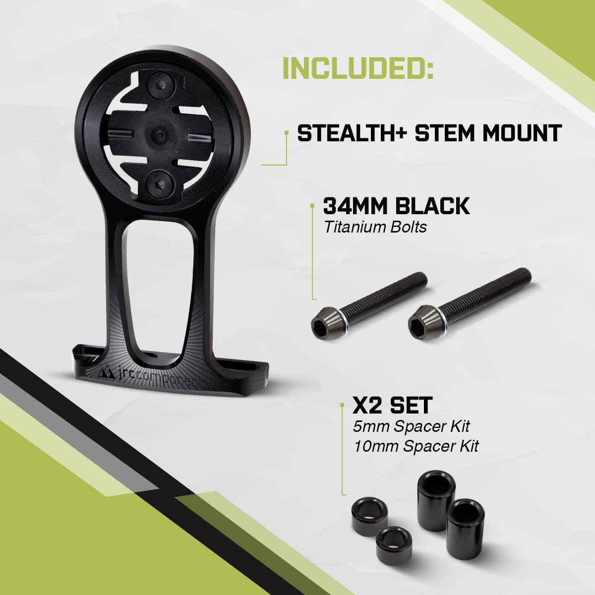 Jrc Components Stealth+ Premium Stem Mount (For Garmin)