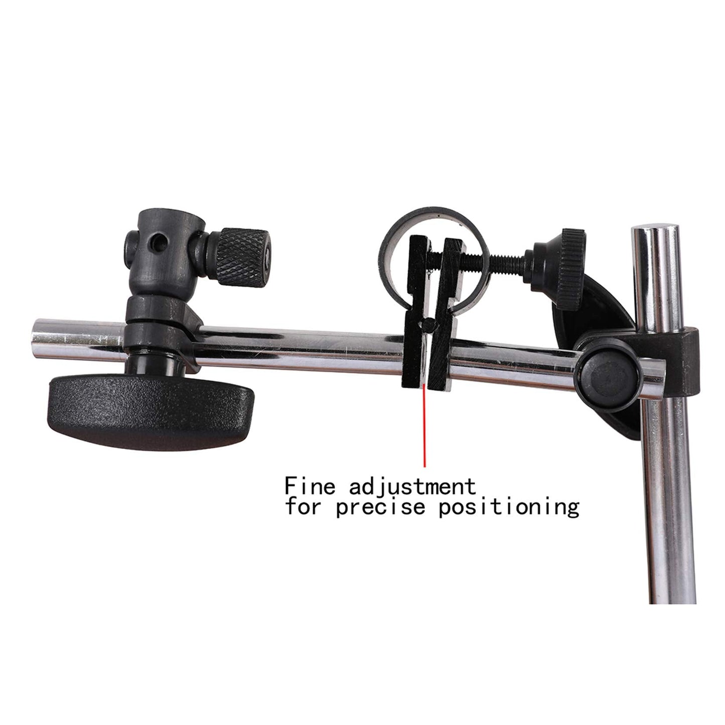 Qnkaa Dial Indicator with Magnetic Base Holder Fine Adjustable Long Arm 0-1" Magnetic Dial Indicator Professional Dial Gauge 0.001"