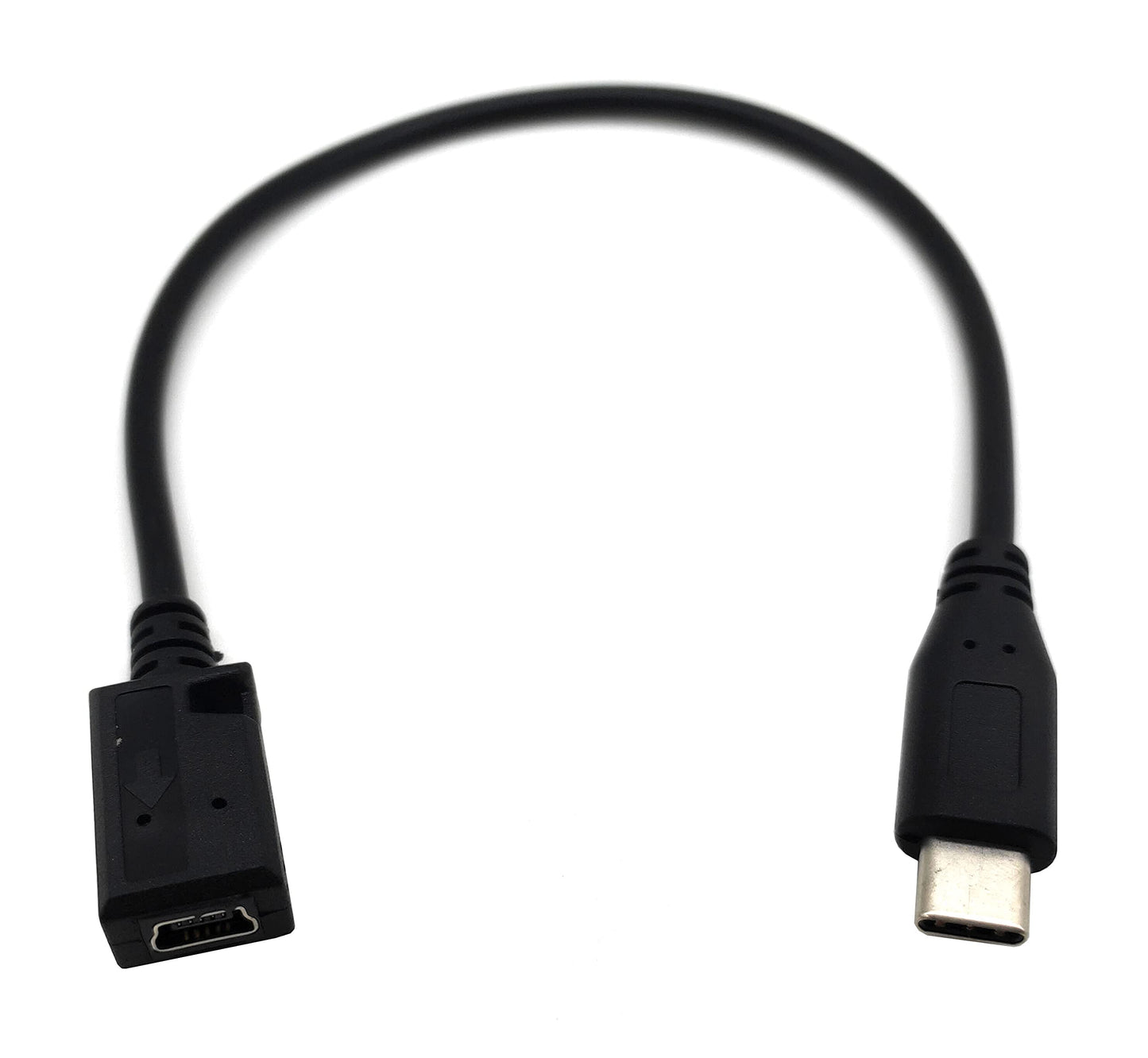 Qaoquda Usb C To Mini Usb Cable, Usb-C Type C Male To Mini Usb Female Adapter Converter Charging Cable For Macbook Pro, Laptop,