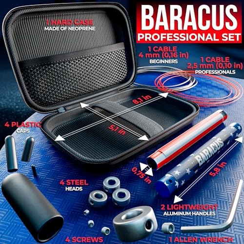 BARACUS Jump rope for women, men, kids | gym accessories for women | at home workout equipment | pesas para ejercicios en ...