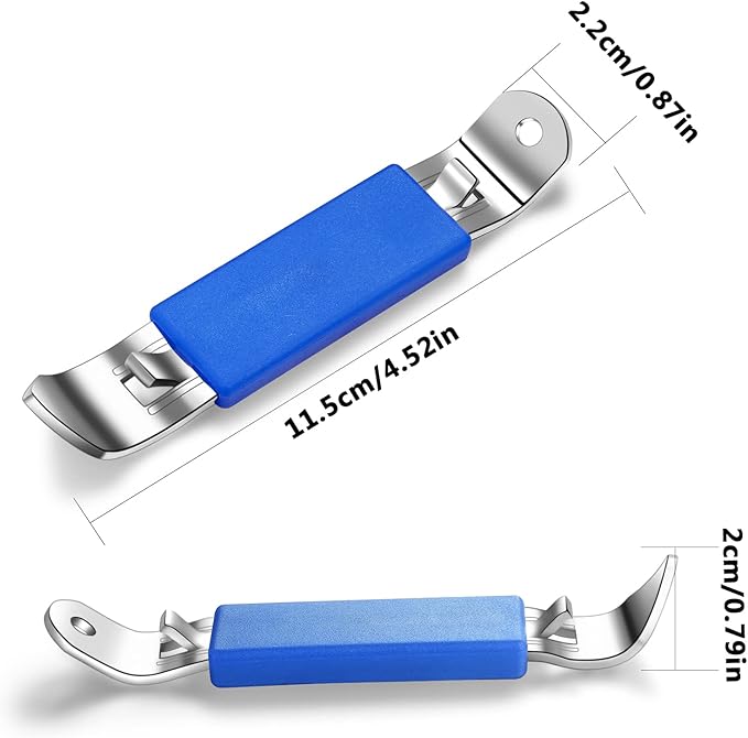3 Pieces Magnetic Bottle Openers Can Opener Classic Beer Opener Stainless Steel Small Bottle Opener Can Tapper with Magnet for Camping and Traveling HANCELANT