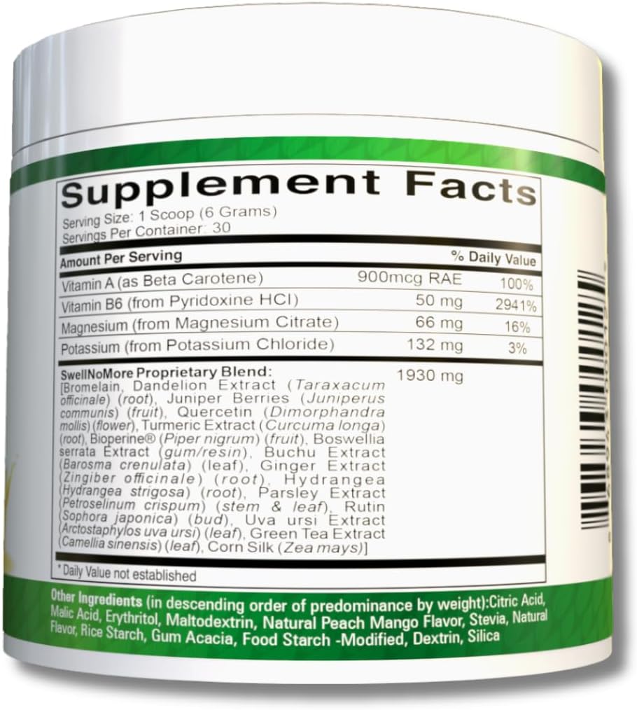 Swollen Feet and Ankles? Reduce Swelling Legs, Edema Relief for Legs, Edema, Ankle Swelling Relief, Water Pills for Swollen Legs, Anti Bloat, Puffy Face Reducer, (1)