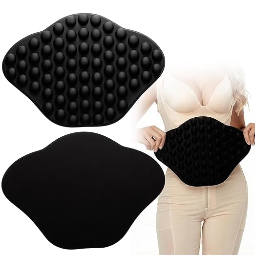 JolliLudo 2 Pcs Napped Lymphpads Lipo Foam Compression Board Abdominal Board Liposuction Post Surgery Lymphatic Napped Ab ...