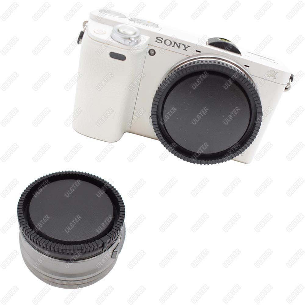 Body Cap + Rear Lens Cover For Sony Alpha A6700 A6600 A6500 A6400 A6300 A6100 A6000 A5100 A5000 Zv-E10 Zve-1 Fx30 Fx3 A7R Iv/A7R
