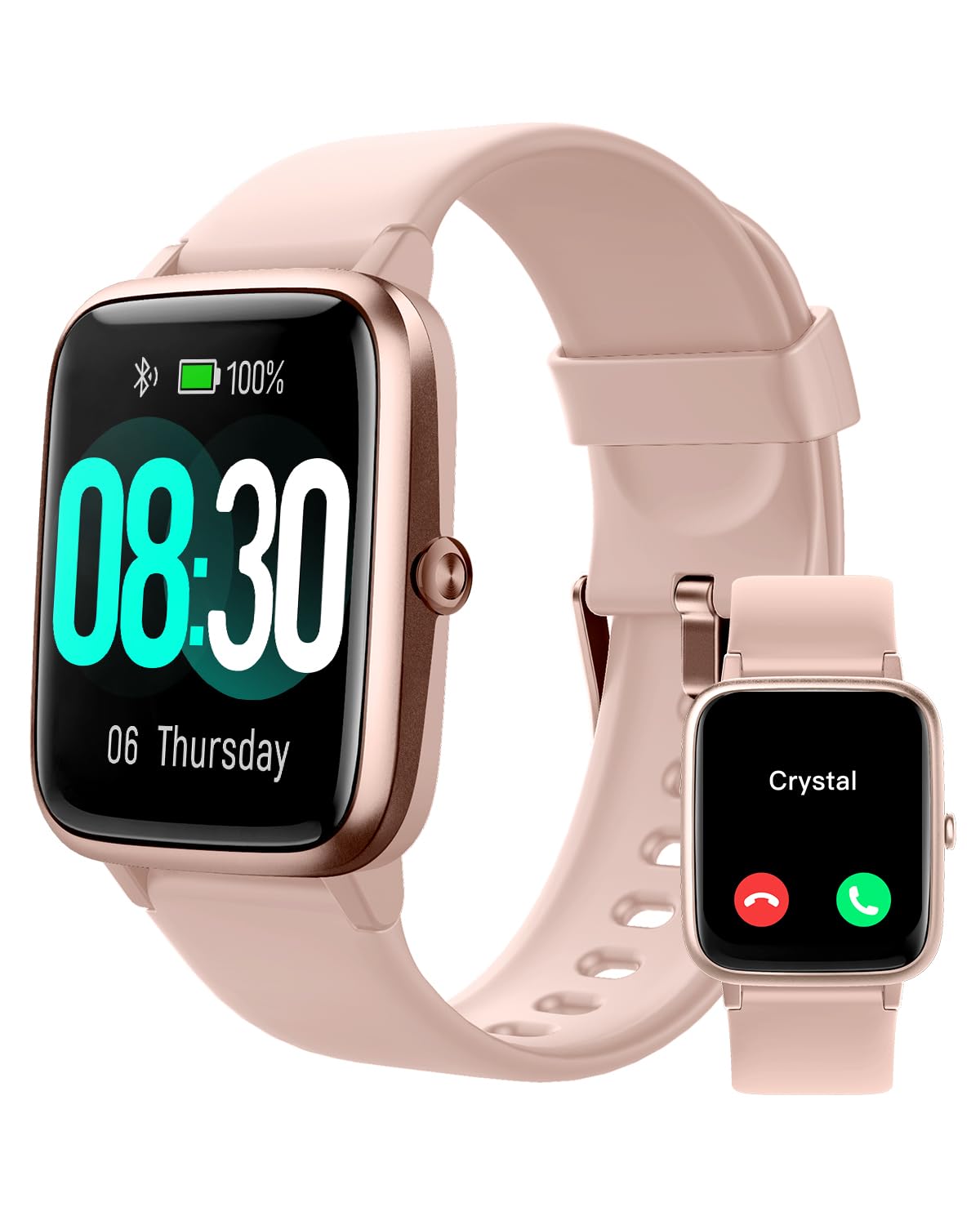 Grv Smart Watch For Ios And Android Phones (Answer/Make Calls), Watches For Women Ip68 Waterproof Smartwatch Fitness Tracker Wat