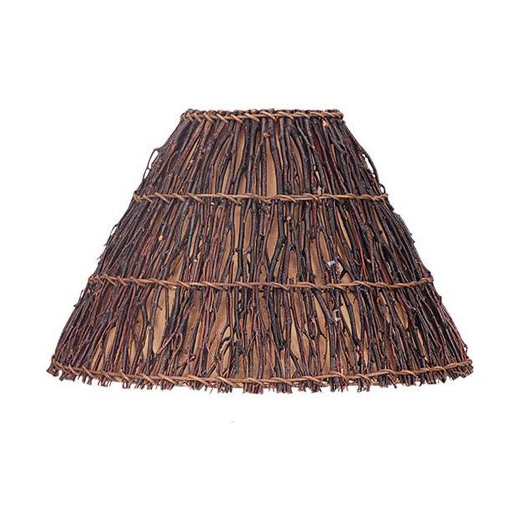 Cal Lighting SH-8018 Transitional Shade, 16.75in Metal in Bronze/Dark Finish, Brown