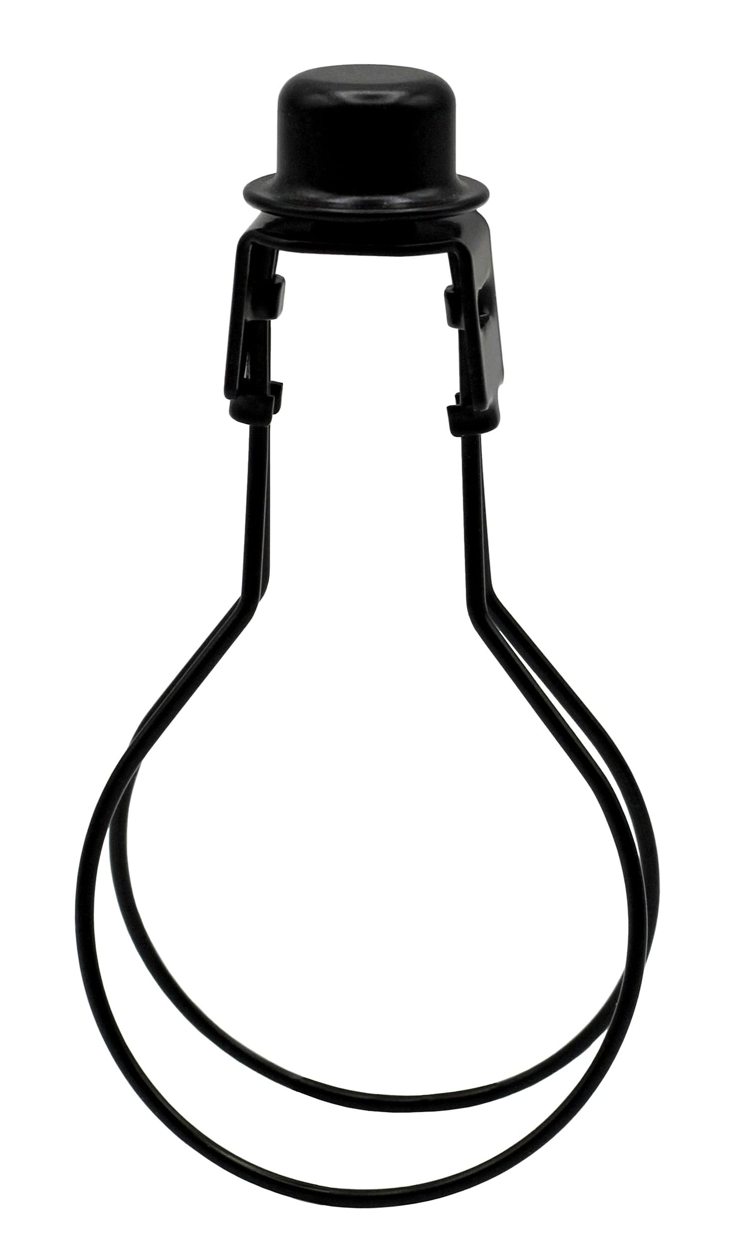 Creative Hobbies® Lamp Shade Clip Adapter, Metal, Black, Model 5801-K & Knob