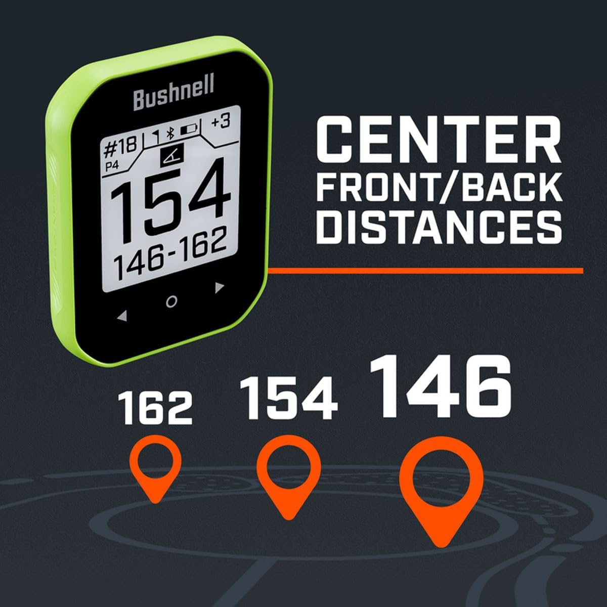 Bushnell Golf Phantom 3 Slope GPS Handlheld (Orange) | 38,000+ Courses, Slope Compensation, Hazard Info, Distance Calculator, Scorekeeping, Magnet Mount, Touchscreen | Signature Series Gift Bundle