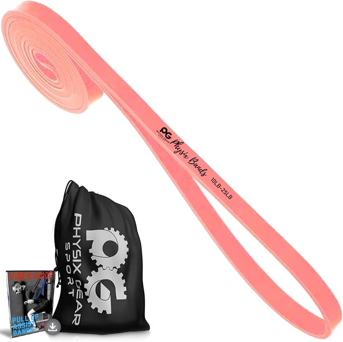 Physix Gear Workout Bands for Pullups Set, Pull Up Resistance Bands Set, Long Bands for Workout and Exercise Bands Pull Up...