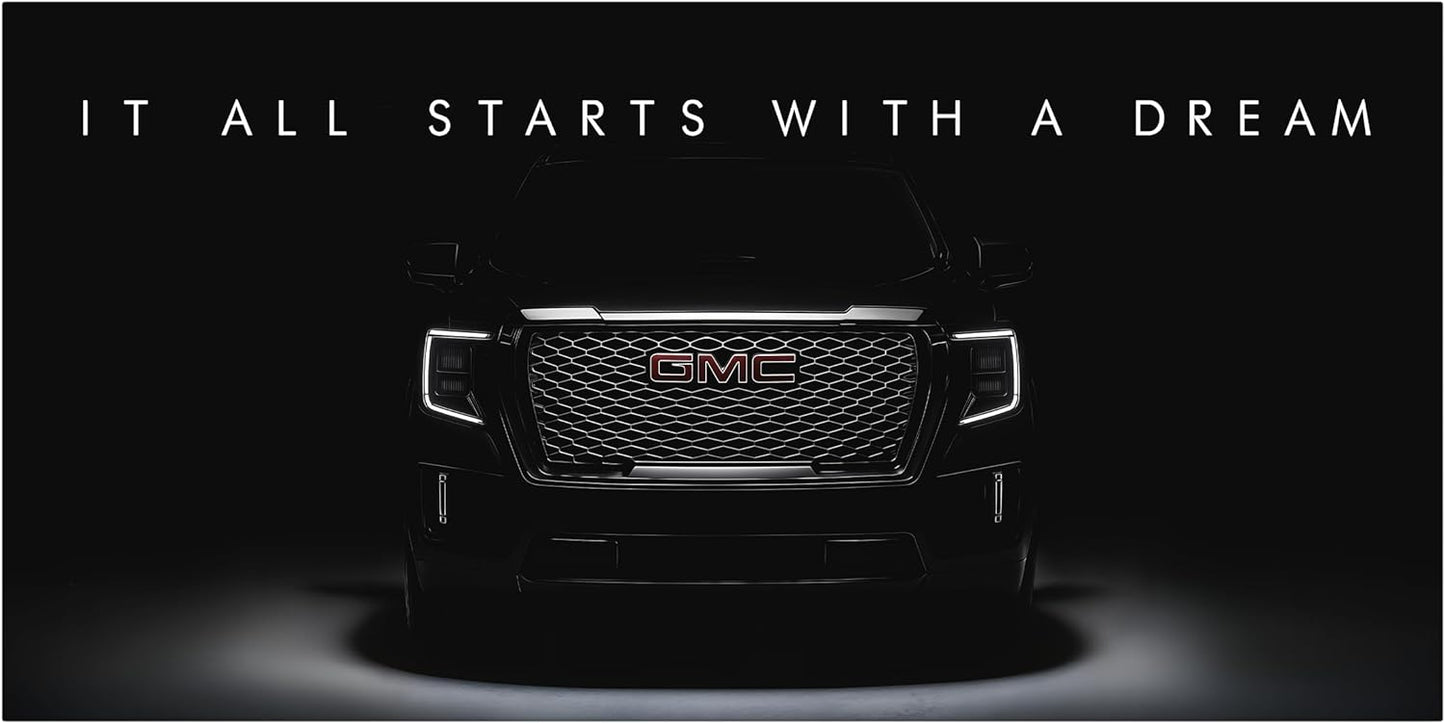 Motivational Wall Art for Office, Super Car Art Canvas, Inspirational Automotive Decor for GMC Yukon Denali Ultimate Sportscar Lovers, Motivational Wall Decor for Home, Car Poster (8" x 8" in)