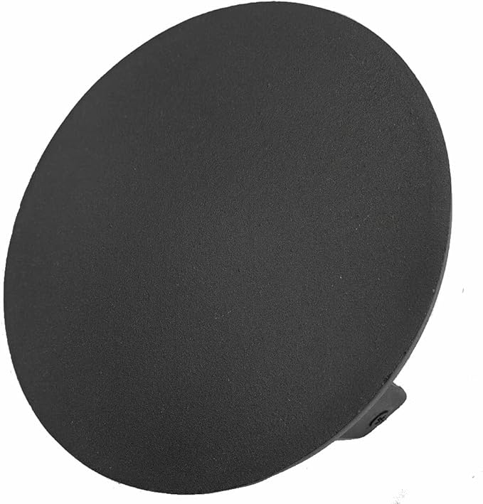 Firsgrill Burger Press 6.6" Round Heavy-Duty Cast Iron Smash Meat Steak with Wood Handle for Blackstone Weber Treager Griddle Grills (YPX) (Flate 6.5" Round)