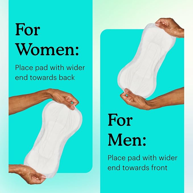 Because Overnight Booster Pads Fit All Adult Diapers, Helps Keep Your Adult Diaper Active All Night, Adds 4 Cups to Incontinence Underwear, Extra Absorbency, 22 Count (Packaging May Vary)