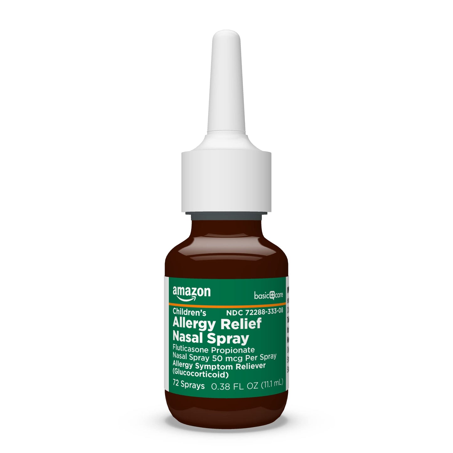 Amazon Basic Care Children's Fluticasone Propionate Nasal Spray, Allergy Medicine, 0.38 fl oz (Pack of 2)