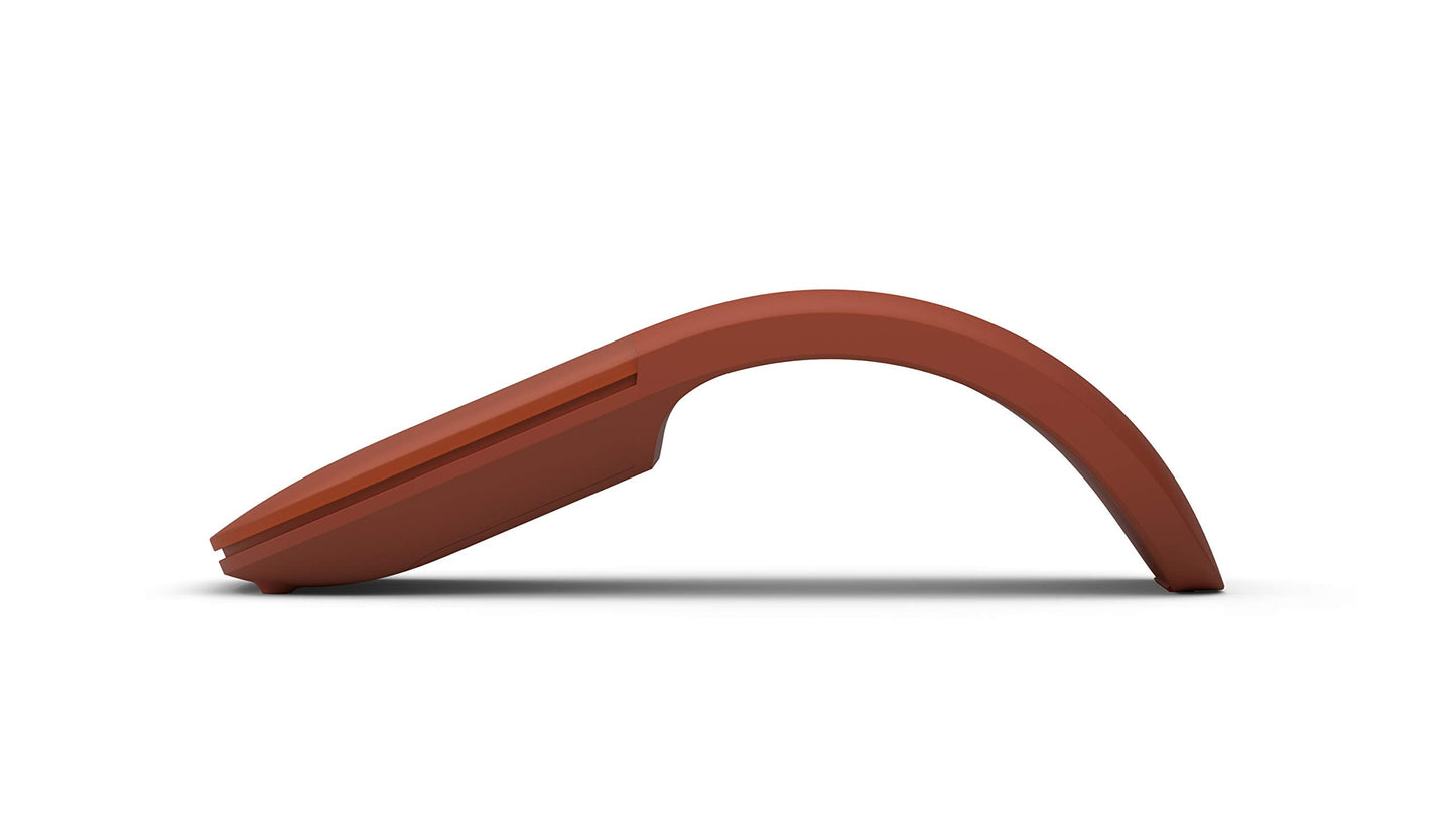 Microsoft Connects Via Bluetooth Surface Arc Mouse - Poppy Red (Czv-00075)