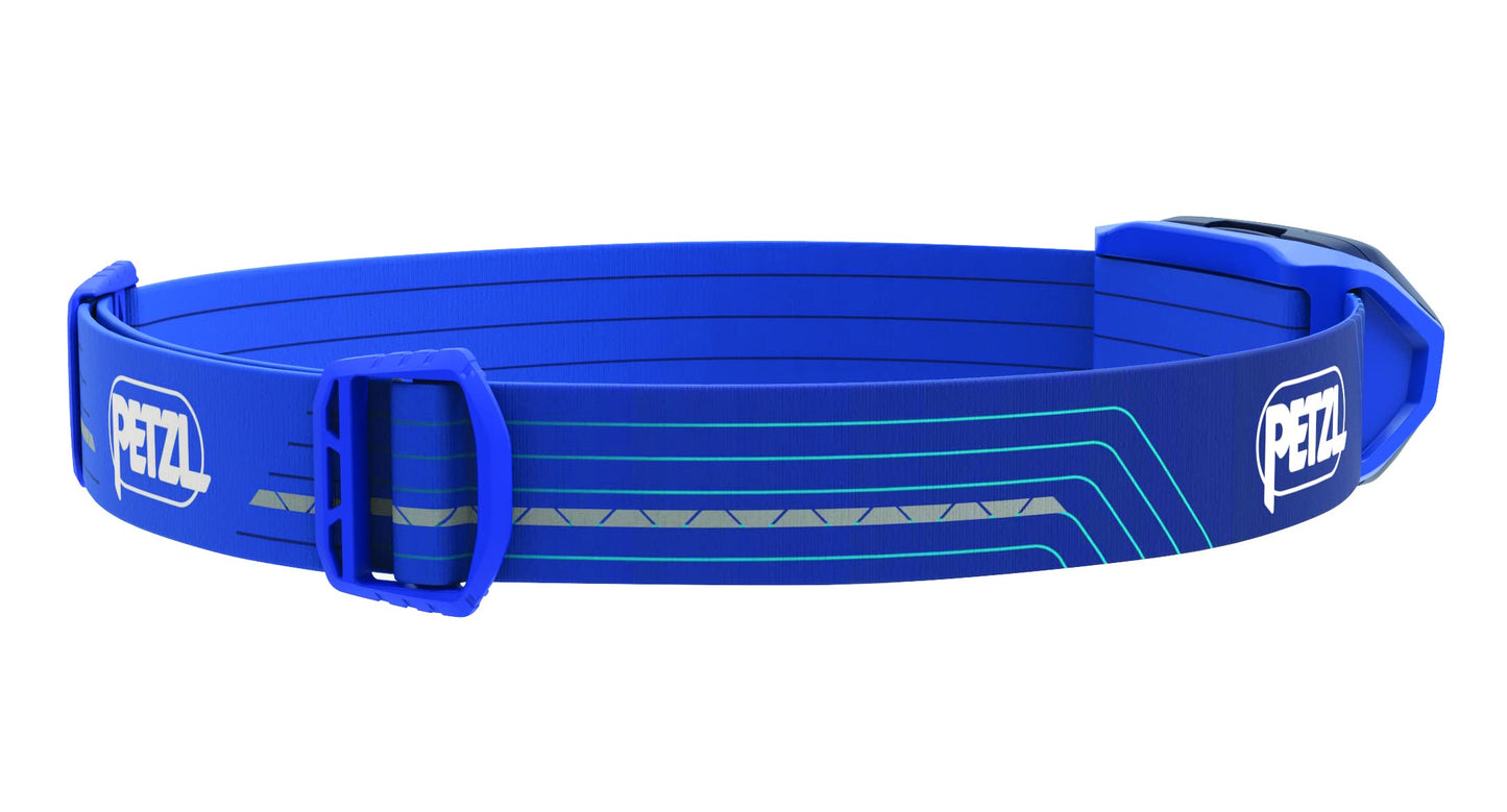 PETZL Tikka CORE Headlamp - 450 Lumen, Rechargeable, Compact, One Size, Blue, Model E067AA01