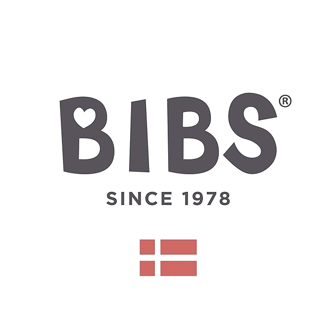BIBS Pacifiers Colour Collection | Natural Rubber Baby Pacifier | Set of 2 BPA-Free Soothers | Made in Denmark | 6+ Months (Pack of 2) | Blush Night