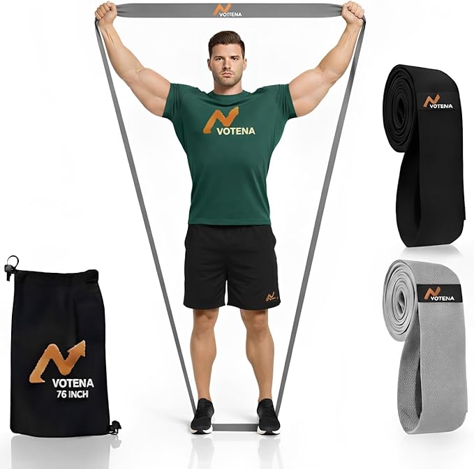 VOTENA 76" Fabric Resistance Band – Long Pull Up Assist Band for Full Body Workout, Strength Training & Physical Therapy –...