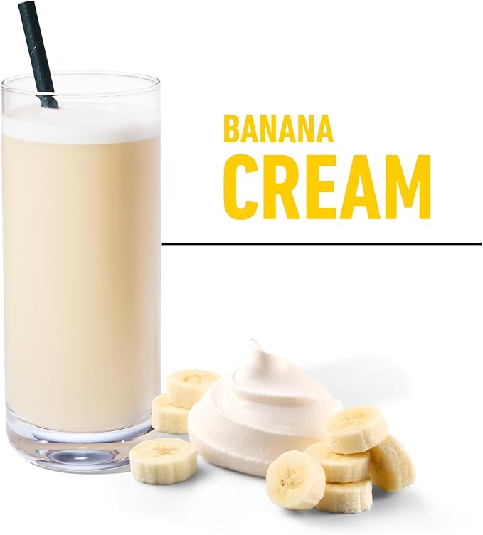 Isopure Zero Carb 100% Pure Whey Isolate Protein Powder, Lactose Free, Gluten Free, With Vitamins, Banana Cream, 25g Protein Per Serving, 3 Lbs, 44 Servings (Packaging May Vary)
