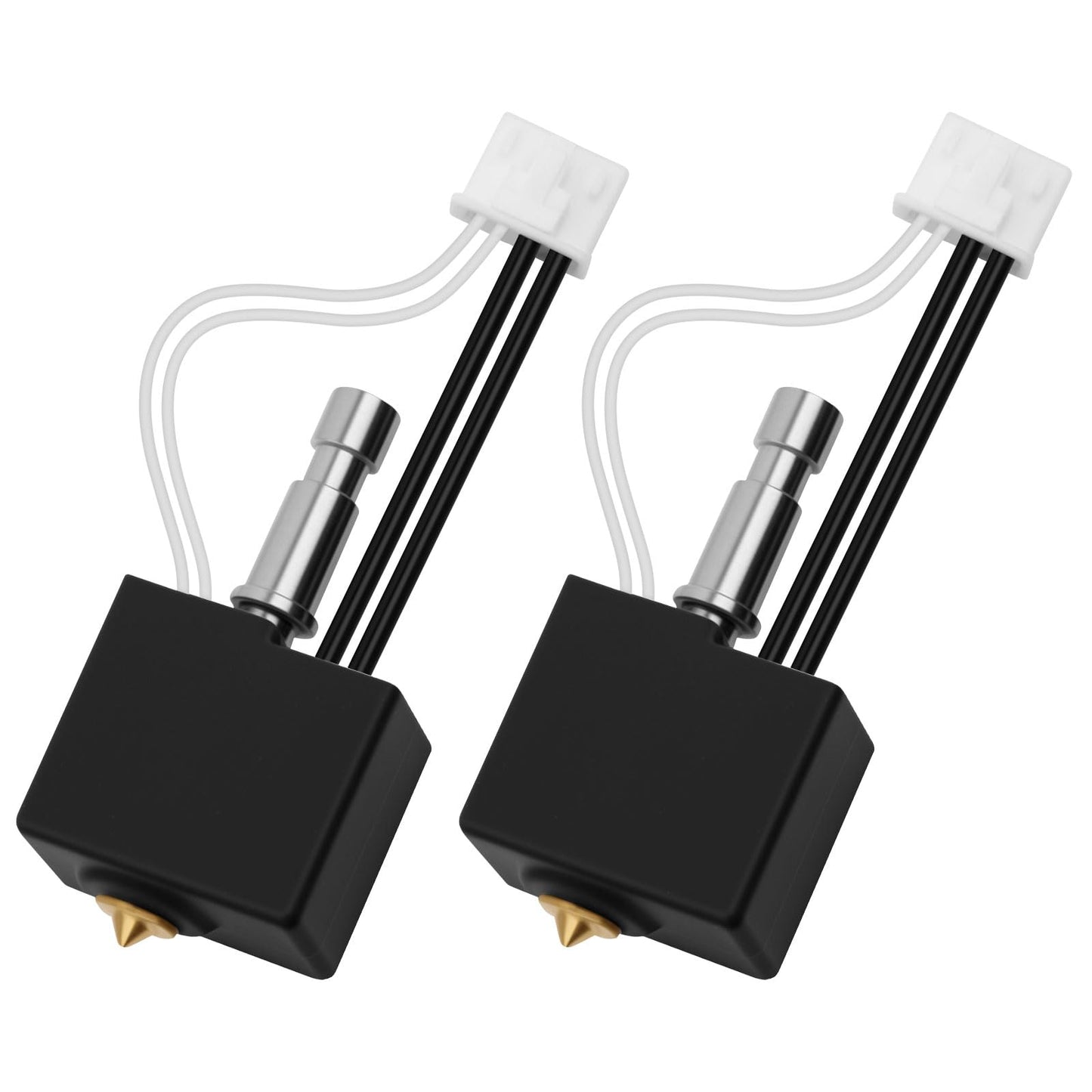 2PCS Kobra S1 Hotend with 0.4mm Brass Nozzle,Heater Cartridge Thermistor and Silicone Sock,Support High Temperature&High Speed Compatible with ANYCUBIC Kobra S1/S1 Combo 3D Printers