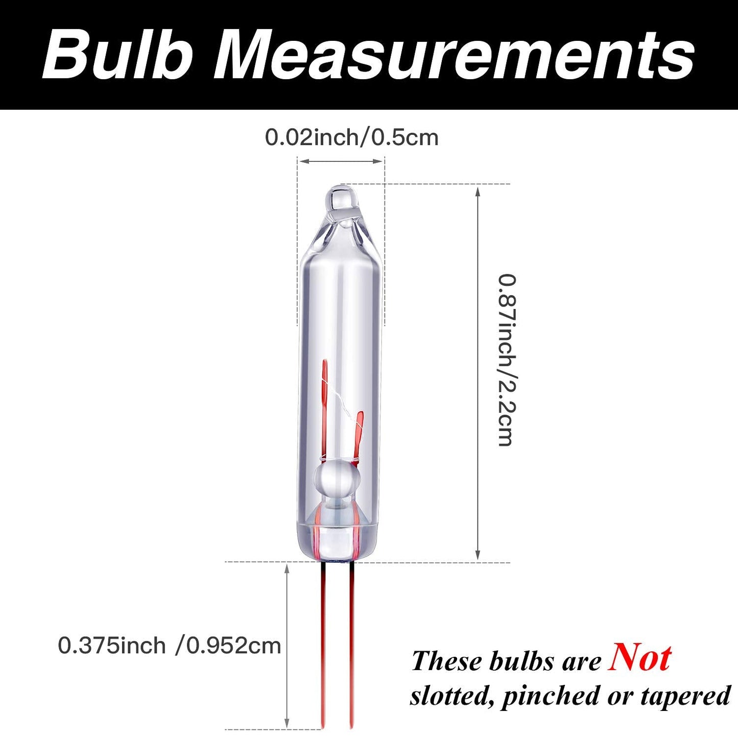 Mudder Mini Christmas Replacement Light Bulbs, 2.5V, 0.42W, Red & Green, 400 Pcs for Indoor/Outdoor Xmas Decor