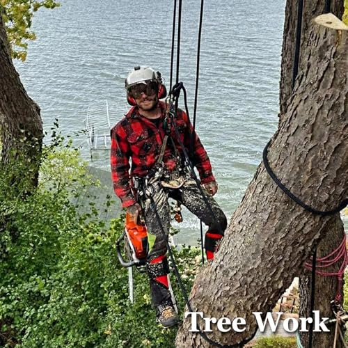 CRAYZA Double Braided Polyester Rope (1/2 in x 100 ft) Strong Arborist Rigging Rope 48 Strands for Tree Work Climbing Pull...