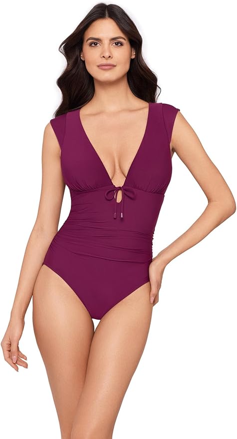 MagicSuit Women's Swimwear Solids Sigourney Underwire One Piece Swimsuit