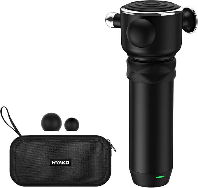 HYAKO R1 Deep Tissue Vibrating Muscle Massager - Therapy Back Massager for All Body Relief - Muscle Pain Relief and Fascia...