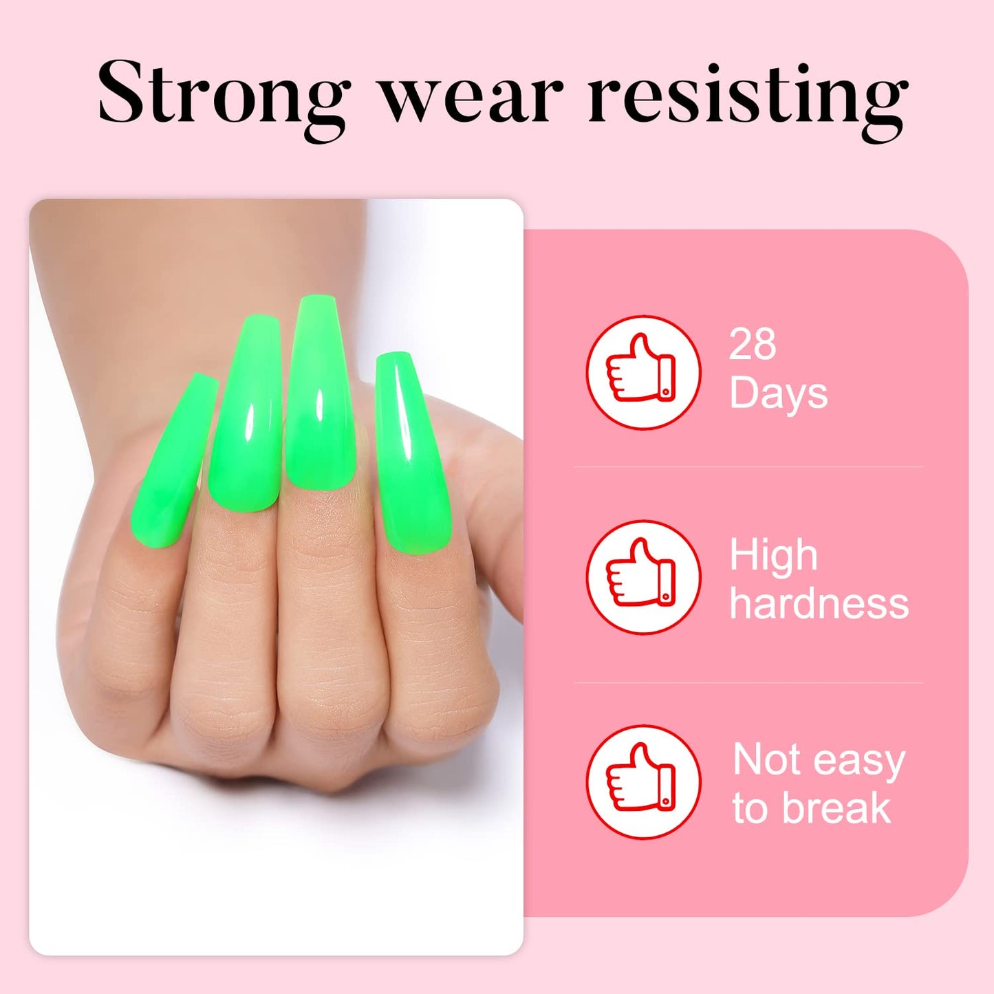 AIMEILI Poly Nail Extension Gel Green Builder Nail Gel Hema Free Poly Nail Enhancement Nail Art Design DIY Salon Nail At Home Gi