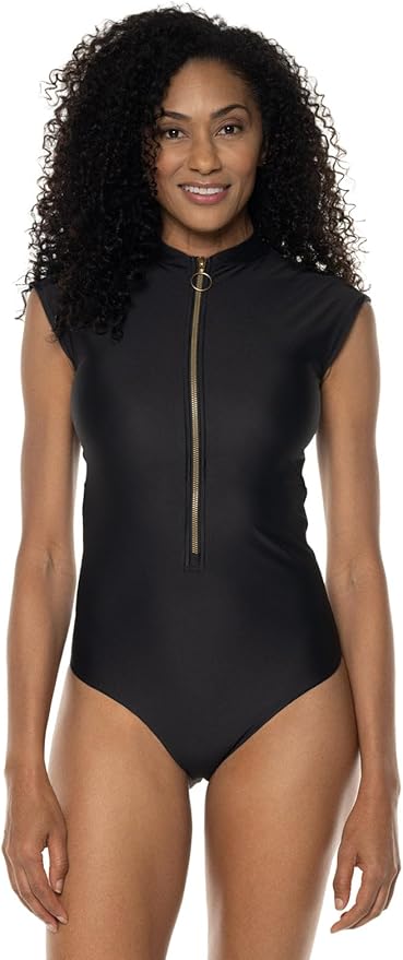 Cap Sleeve Swimsuit - UPF 50+ Sun Protection - Sweetwater