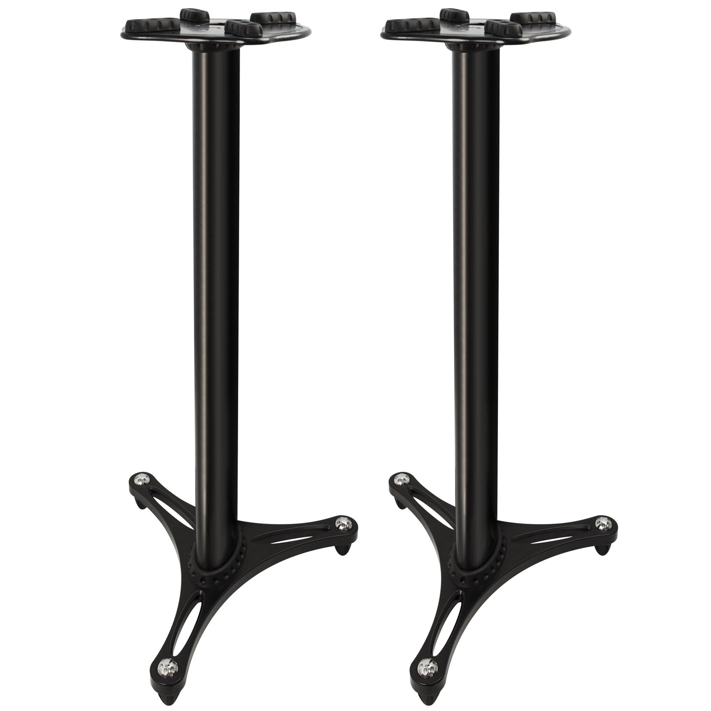 Ultimate Support Ms-90/36B 36 Inches Studio Monitor Stands - Black Finish