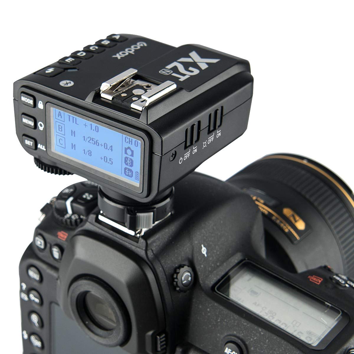 Godox X2T-N Ttl Wireless Flash Trigger For Nikon, Bluetooth Connection Supports Ios/Android App Contoller, 1/8000S Hss, Tcm Func