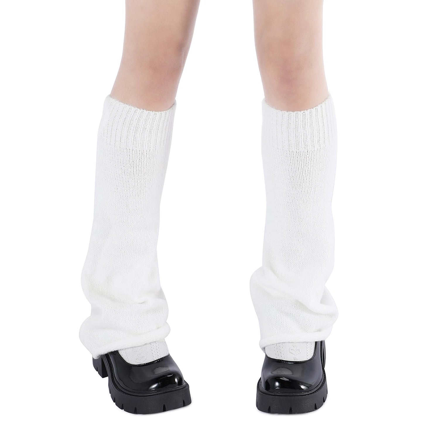 American Trends White Leg Warmers Y2k Kawaii Accessories Gyaru Harajuku Clothes for Women Girls Cute Japanese Lolita Cutecore Style