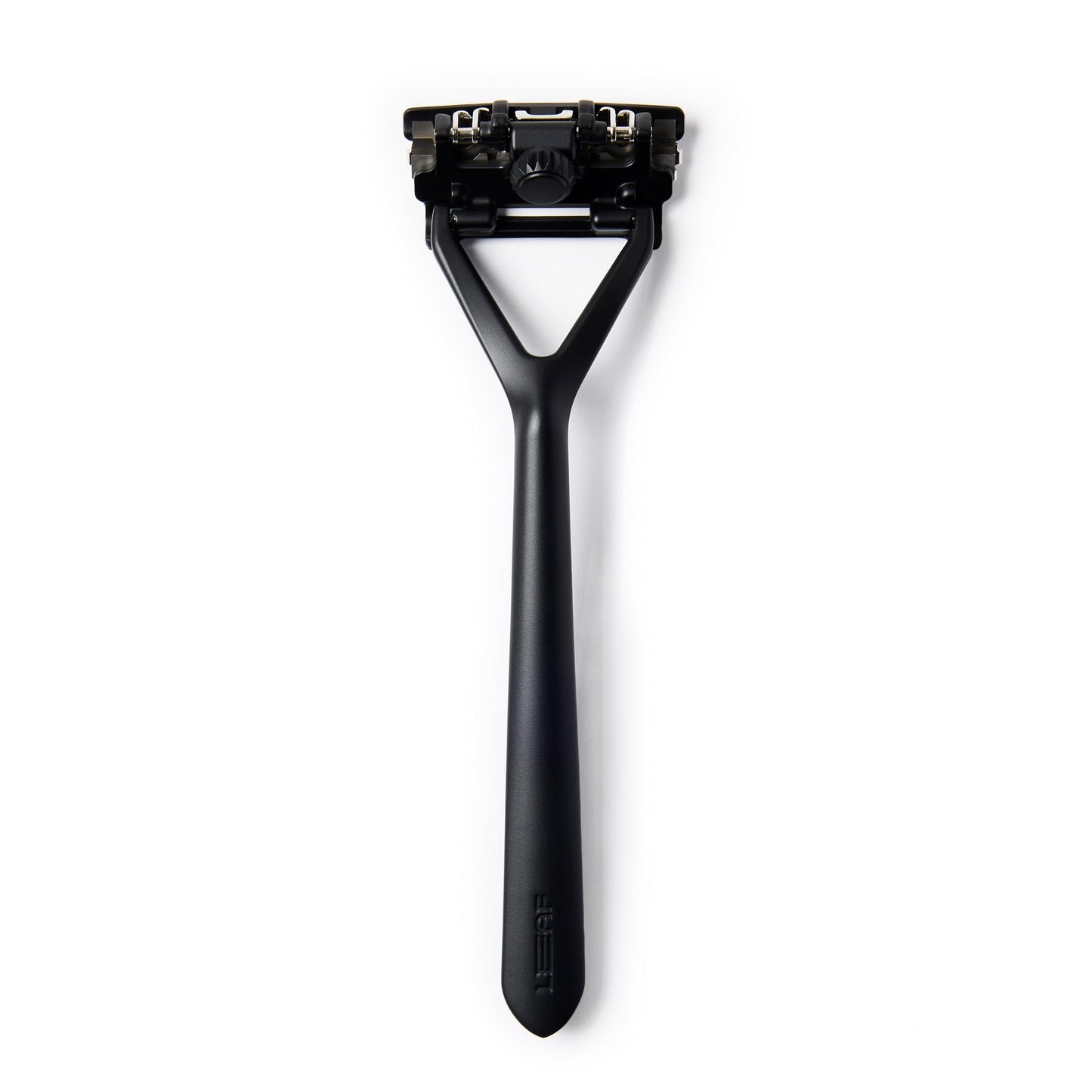 Leaf Shave | Leaf Razor, Black - All-Metal, Eco-Friendly Shaver for Women & Men; Includes 10 Stainless Steel Single-Edge Blades;