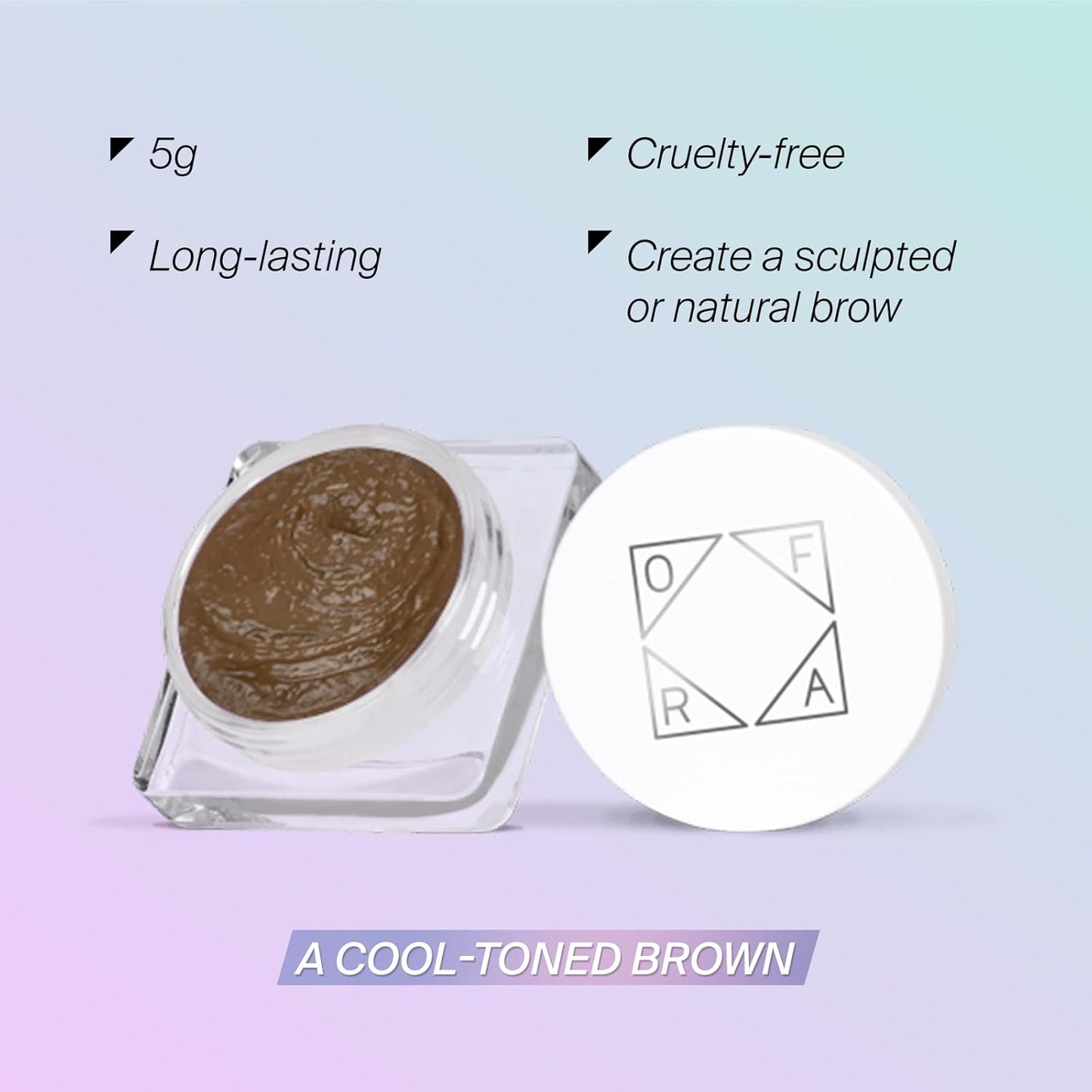 Ofra Eyebrow Gel - Dark Blonde - Semi-Permanent Brow Gel, and Waterproof Eyebrow Filler - 5g