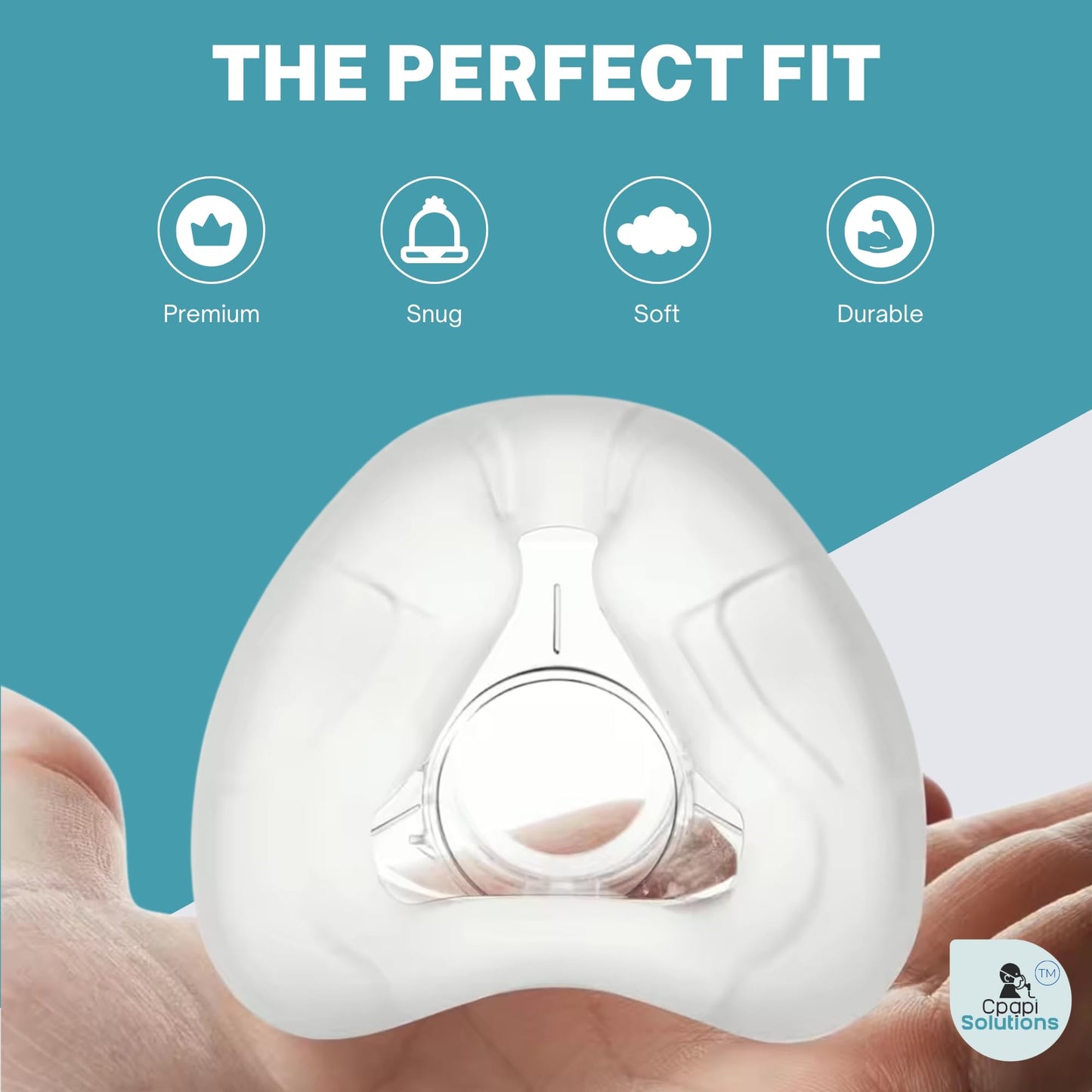 CPAPi Solutions N20 Replacement Cushions – 2-Pack (Large) – Compatible with AirFit & AirTouch CPAP Nasal Masks – Premium Fit, Soft & Durable Material, Covers Nose